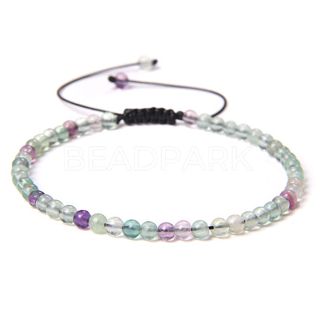 Adjustable Women's Fluorite Beaded Bracelet CN3407-23-1