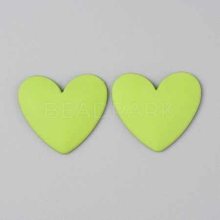 Opaque Resin Cabochons RESI-WH0041-03D-1