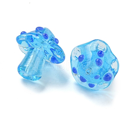 Handmade Bumpy Lampwork Beads X-LAMP-S067-01G-1
