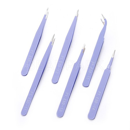 Stainless Steel Beading Tweezers Sets TOOL-F006-11A-1