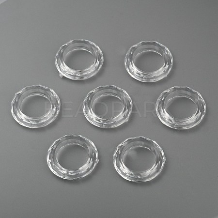 Transparent Acrylic Beads PL671Y-1-1