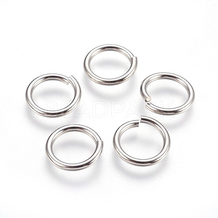 Tarnish Resistant 304 Stainless Steel Saw Cut Open Jump Rings STAS-P212-25P-14-1