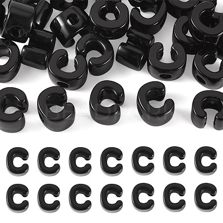 Acrylic European Beads OACR-TAC0013-14C-1