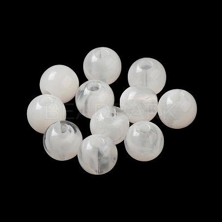 Imitation Gemstone Acrylic Beads OACR-M006-06E-1