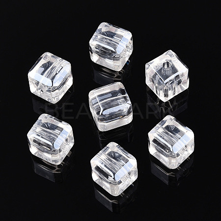 Transparent Acrylic Beads TACR-T028-59B-1