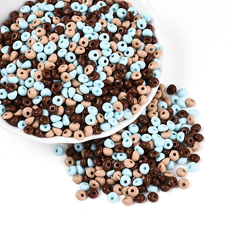 Opaque Acrylic Beads OACR-N150-05D-1