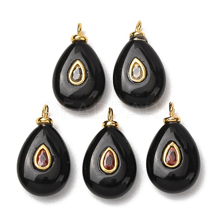 Natural Obsidian Pendants GG-CBAA798-01G-05-1