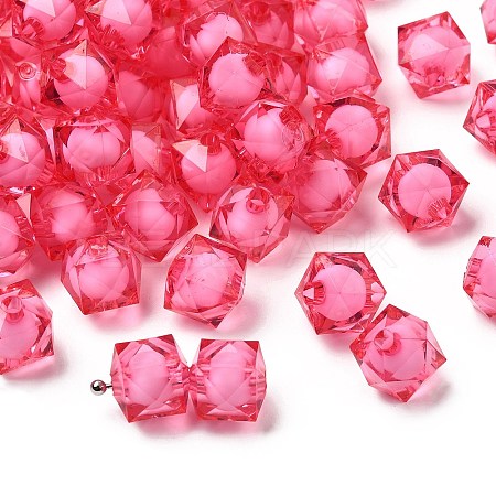 Transparent Acrylic Beads TACR-S112-10mm-18-1