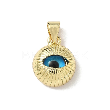 Brass Resin Pendants KK-H079-02A-G01-1