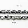 Non-magnetic Synthetic Hematite Beads Strands X-G-E001-4-8x5mm-1