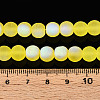 Frosted Transparent Glass Beads Strands LS-GLAA-T032-T8mm-MBB12-4