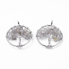 Natural Labradorite Pendants G-E419-16P-1