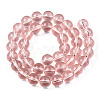 Transparent Glass Beads Strands GLAA-T032-T10mm-10-2