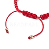 Nylon Cord Braided Bracelets for Women BJEW-JB11288-02-4