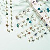 Natural Gemstone & Pearl Beaded Necklace NJEW-JN03894-2