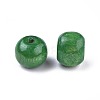 Dyed Natural Wood Beads WOOD-Q006-8mm-05-LF-2