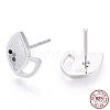 925 Sterling Silver Stud Earrings STER-T004-51S-1