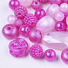 Acrylic Beads OACR-R073-01-1