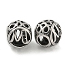 304 Stainless Steel Beads Rhinestone Settings STAS-O002-01M-AS-2