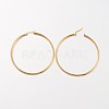 304 Stainless Steel Hoop Earrings EJEW-N0016-11G-J-2