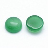 Natural Dyed & Heated Green Onyx Agate Cabochons G-P393-R04-10mm-2
