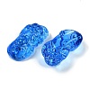 Spray Painted Imitation Jade Glass Beads GLAA-Z007-01B-2