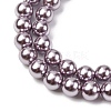 Electroplated Shell Pearl Beads Strands BSHE-G041-6mm-02-3