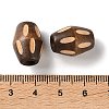 Schima Wood Carved European Beads WD-CBACBB7-01D-3