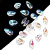 Glass Pendants GLAA-22X13-28AB-1