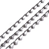 Plated Seed Beads Cords OCOR-R039-K02-1