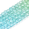 Transparent Glass Beads Strands GLAA-E036-07Y-2