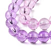 Baking Paint Transparent Glass Beads X-DGLA-M001-8mm-01-3