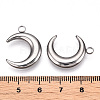 Non-Tarnish 201 Stainless Steel Pendants STAS-R100-06-3