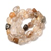 Natural Rutilated Quartz Beads Strands G-Z126-A02-8