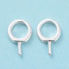 925 Sterling Silver Screw Eye Peg Bails X-STER-D035-42S-4
