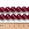 Lab Grown Red Corundum Beads Strands G-L634-B03-12mm-5