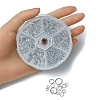 1 Box Iron Open Jump Rings Set IFIN-YW0001-44P-5