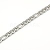 Tarnish Resistant Fashionable 304 Stainless Steel Figaro Chain Necklaces for Men X-STAS-A028-N016P-2