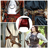 Medieval Viking PU Leather Belt Skirt AJEW-WH20077-031B-6