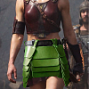Medieval Viking PU Leather Belt Skirt AJEW-WH20077-031C-5