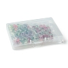 80Pcs 7 Styles Transparent Glass Beads Strands EGLA-FS0001-45-6