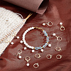 Natural Freshwater Pearl Pendant Locking Stitch Markers HJEW-AB00148-4