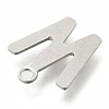 Non-Tarnish 201 Stainless Steel Charms X-STAS-C021-06P-W-3