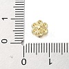 Rack Plating Alloy Beads FIND-C062-06A-G-3