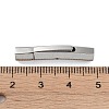Non-Tarnish 316 Stainless Steel Bayonet Clasps STAS-K282-07D-P-3