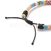 Ethnic Tribal Cloth Braided Bead Bracelet BJEW-JB07483-7