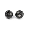 Textured 316 Surgical Stainless Steel Beads STAS-M106-01A-EB-3
