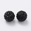 Grade A Rhinestone Pave Disco Ball Beads RB-Q105-11-2