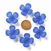 Frosted Acrylic Bead Caps MACR-S371-06A-751-3