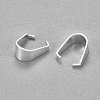 201 Stainless Steel Snap on Bails X-STAS-H436-10S-2